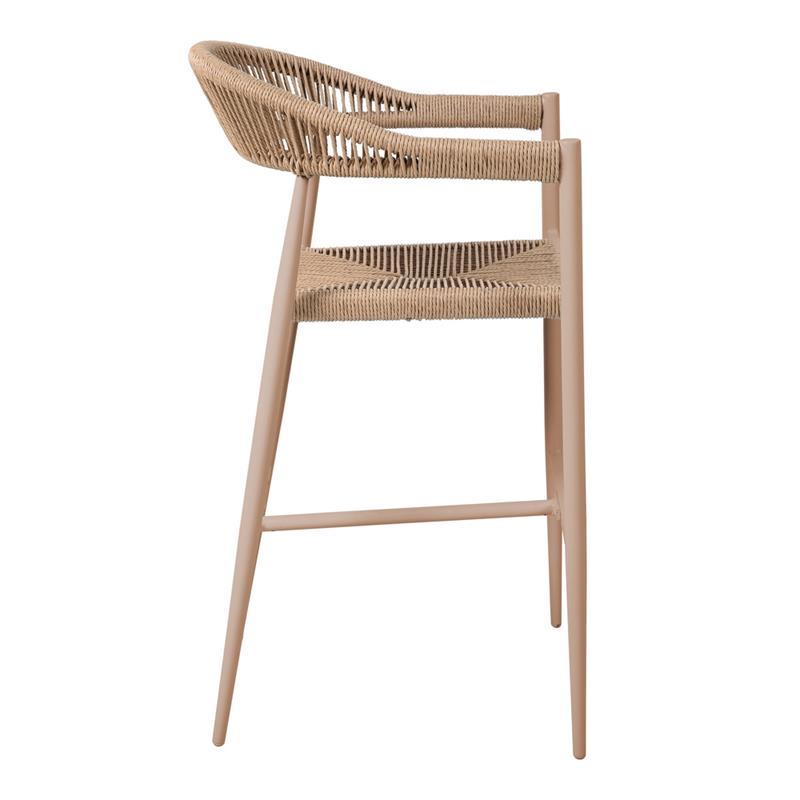 SATORI SGABELLO ALLUMINIO MOCHA MOUSSE