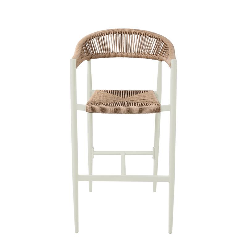 SATORI SGABELLO ALLUMINIO BIANCO