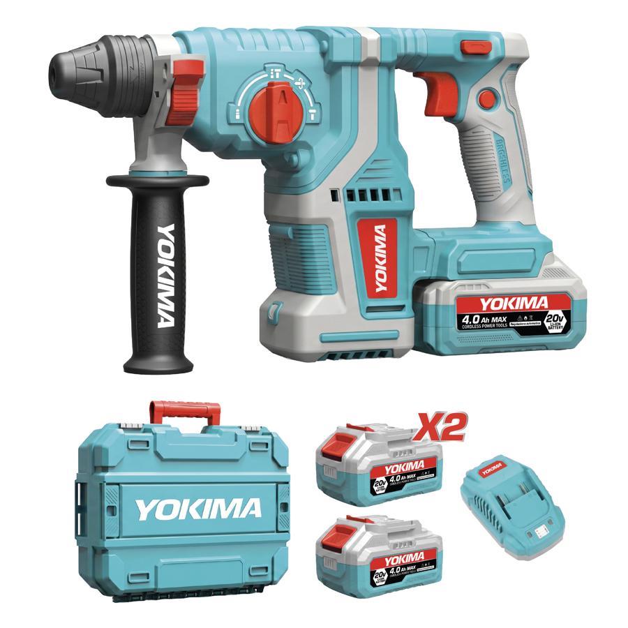 YOKIMA TRAPANO A PERCUSSIONE 20V BRUSHLESS