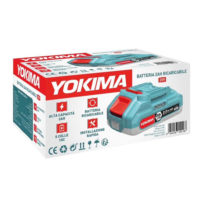 YOKIMA BATTERIA AL LITIO 20V 2.0AH