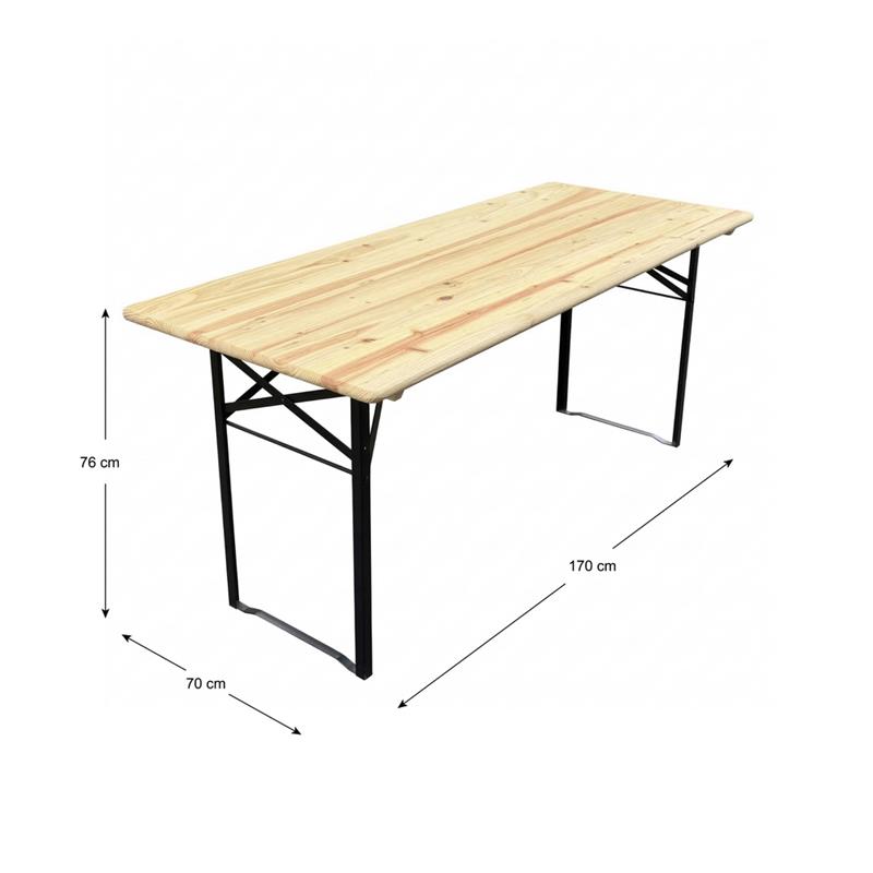 SET BIRRA 170X70X76,5CM