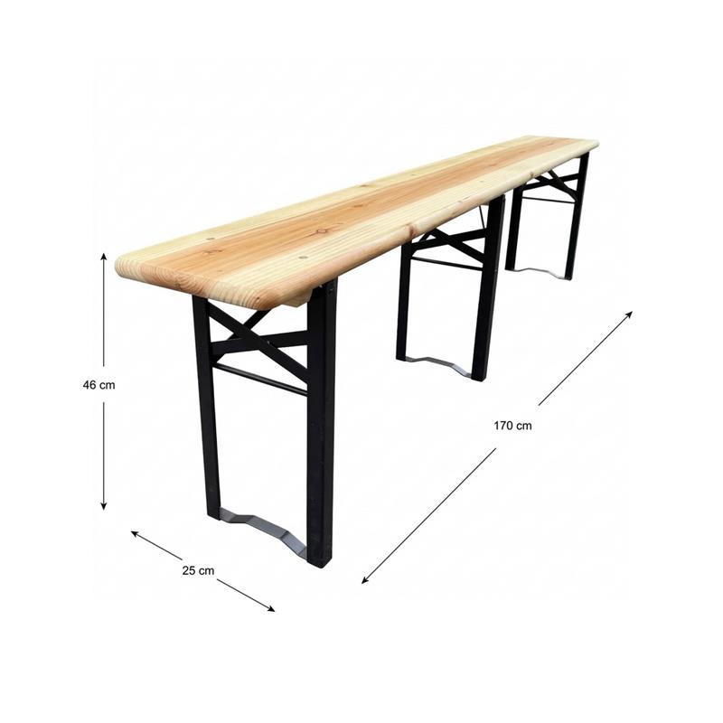SET BIRRA 170X70X76,5CM