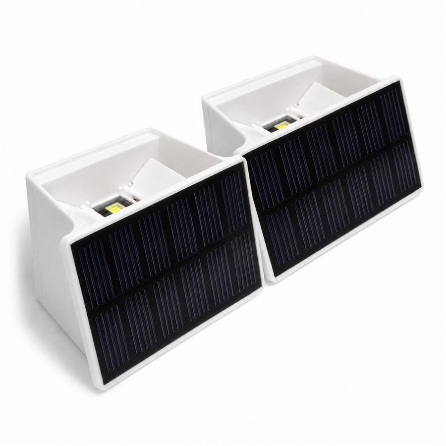 Applique LED solare bidirezionale IP65 - White