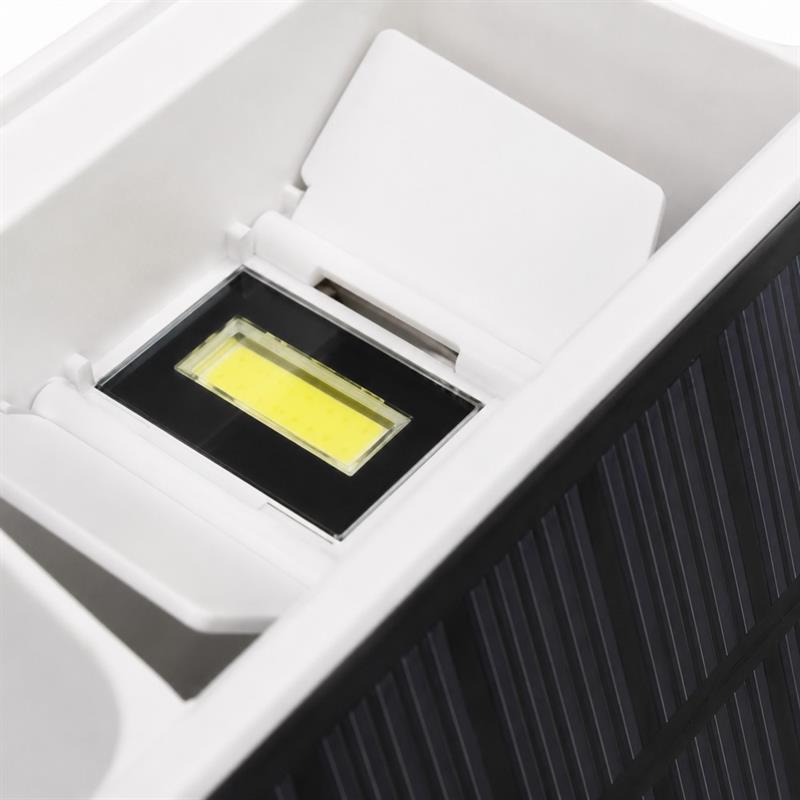 APPLIQUE LED SOLARE BIDIREZIONALE BIANCA