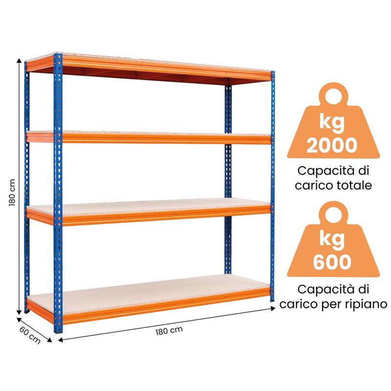 SCAFF RACK 180X180X60CM