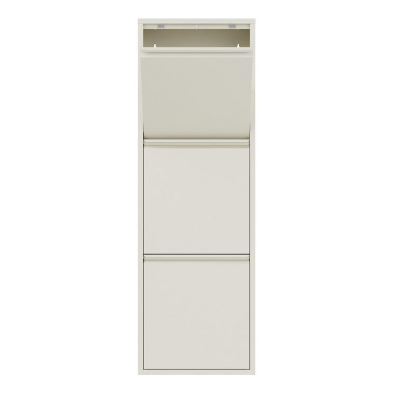 PATTY 3 BIDONI BIANCO 33X25X136 CM