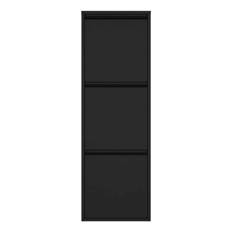 PATTY 3 BIDONI NERO 33X25X136 CM