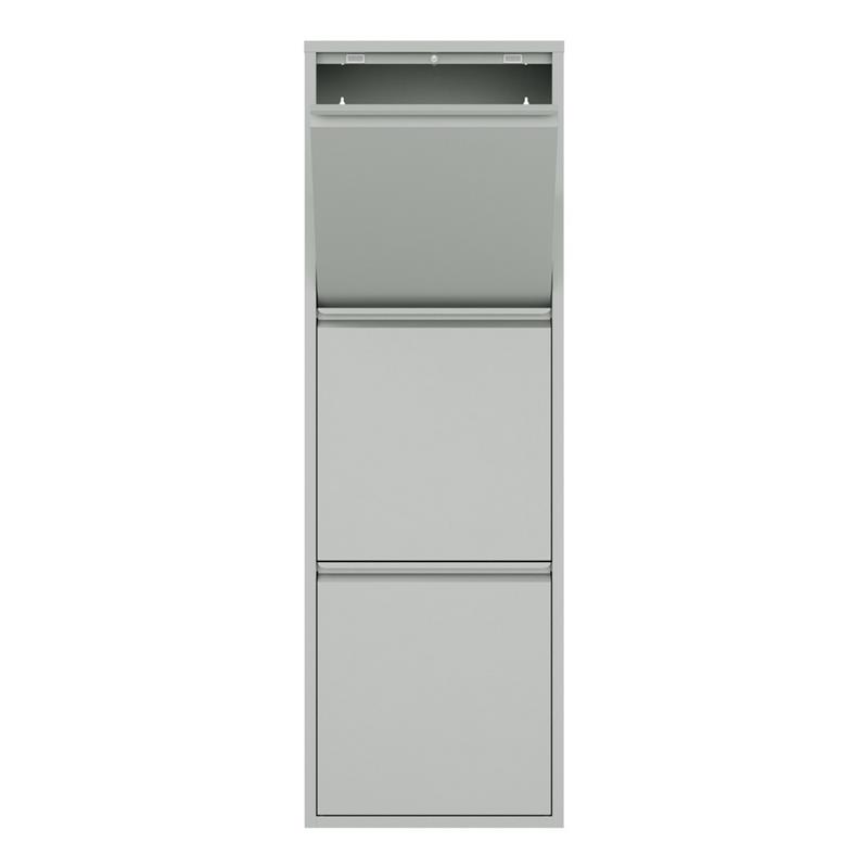 PATTY 3 BIDONI GRIGIO 33X25X136 CM