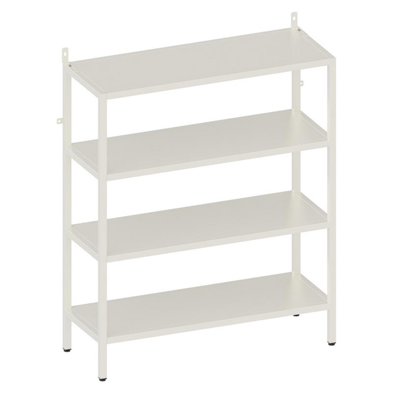 FLY LIBRERIA 4 RIPIANI BIANCA 75X28X90 CM
