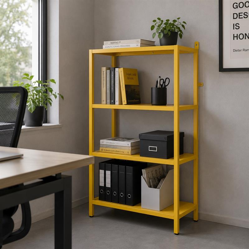 FLY LIBRERIA 4 RIPIANI SENAPE 75X28X90 CM