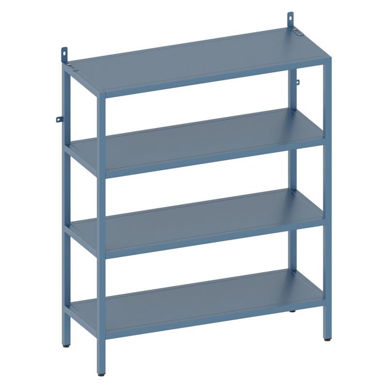 FLY LIBRERIA 4 RIPIANI CERULEO 75X28X90 CM