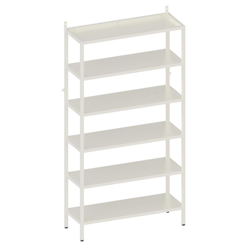 FLY LIBRERIA 6 RIPIANI BIANCA 75X28X150 CM