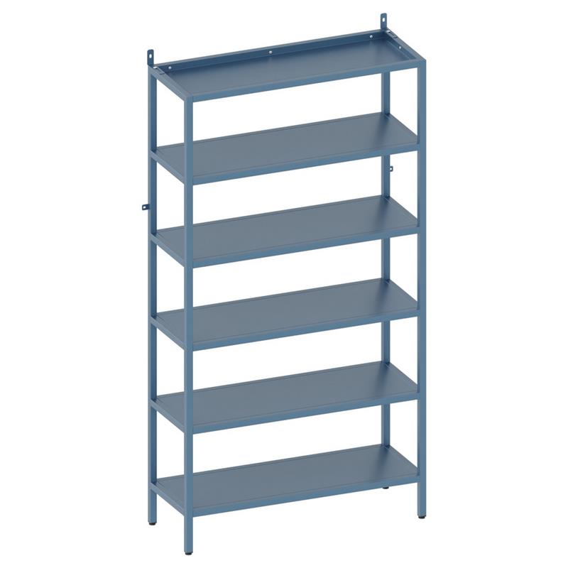 FLY LIBRERIA 6 RIPIANI CERULEO 75X28X150 CM