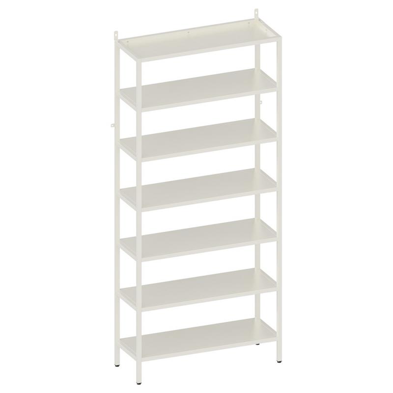 FLY LIBRERIA 7 RIPIANI BIANCA 75X28X180 CM