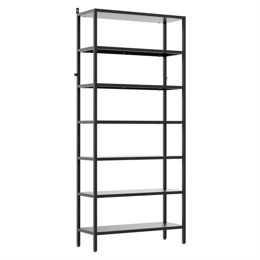 FLY LIBRERIA 7 RIPIANI NERA 75X28X180 CM