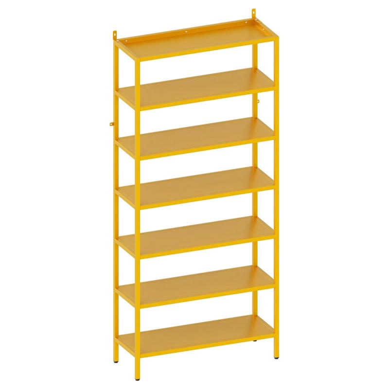 FLY LIBRERIA 7 RIPIANI SENAPE 75X28X180 CM