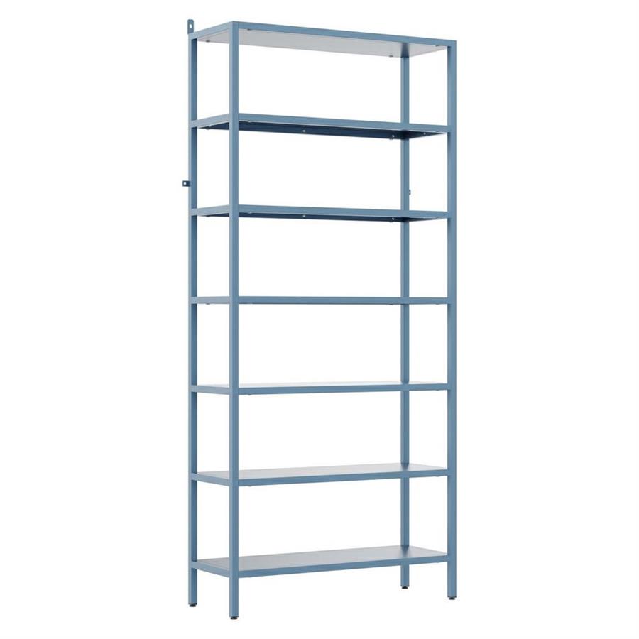 FLY LIBRERIA 7 RIPIANI CERULEO 75X28X180 CM