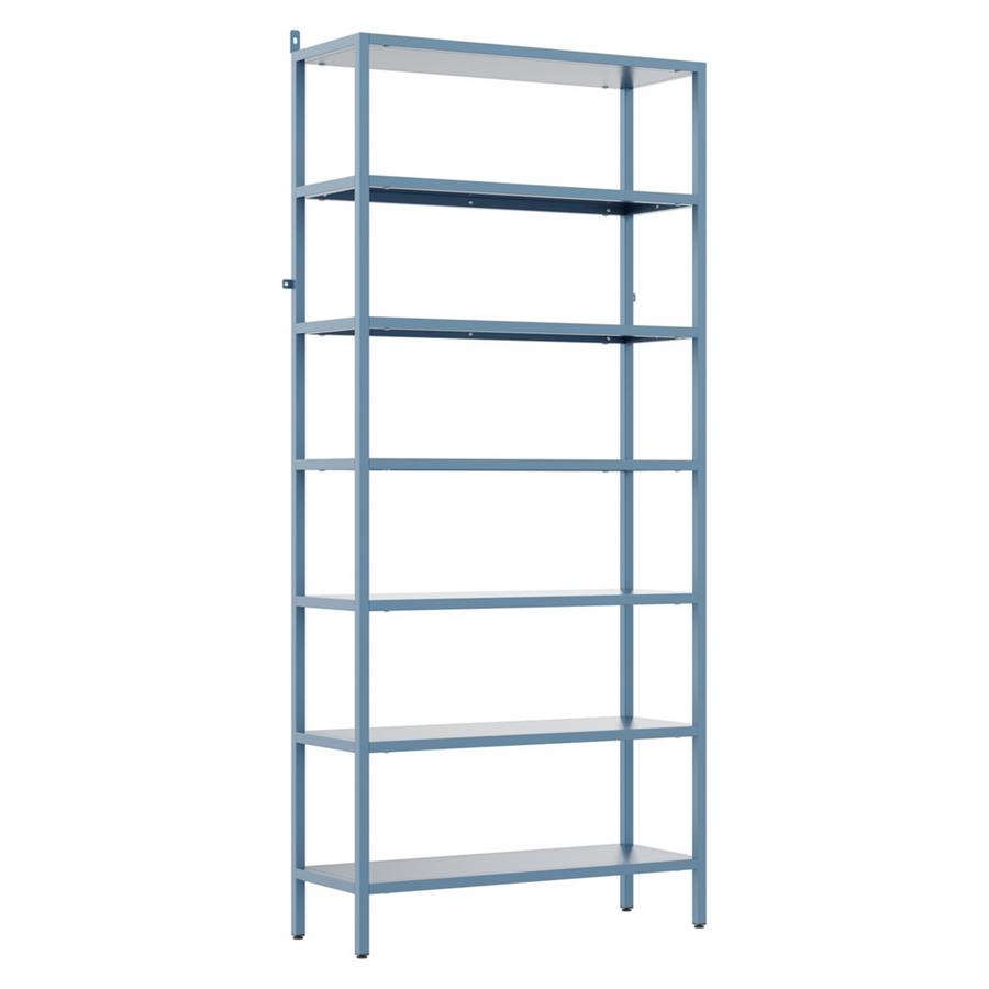 FLY LIBRERIA 7 RIPIANI CERULEO 75X28X180 CM
