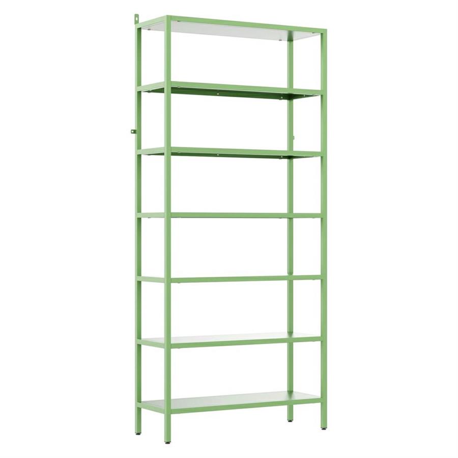 FLY LIBRERIA 7 RIPIANI SALVIA 75X28X180 CM