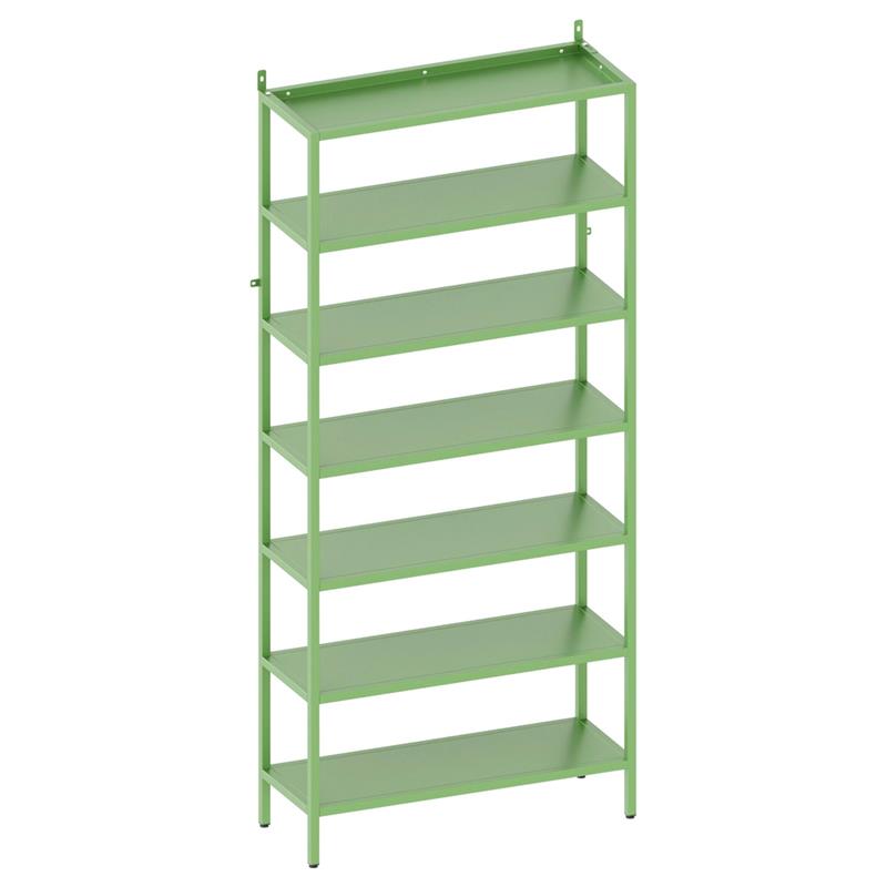 FLY LIBRERIA 7 RIPIANI SALVIA 75X28X180 CM