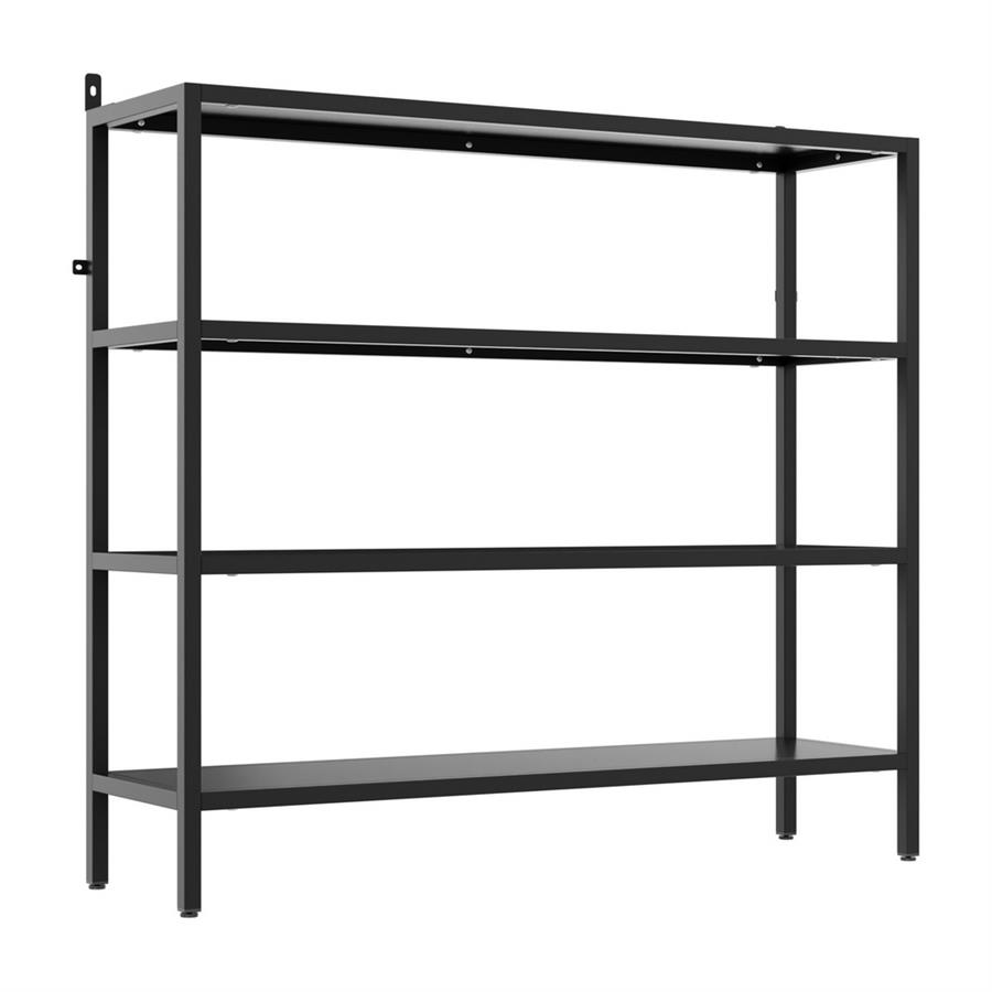 FLY LIBRERIA 4 RIPIANI NERA 100X28X90 CM
