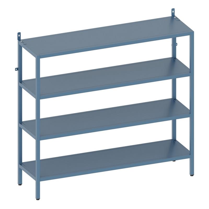 FLY LIBRERIA 4 RIPIANI CERULEO 100X28X90 CM