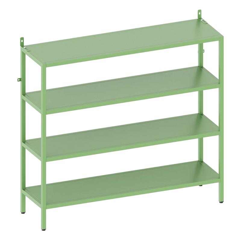 FLY LIBRERIA 4 RIPIANI SALVIA 100X28X90 CM