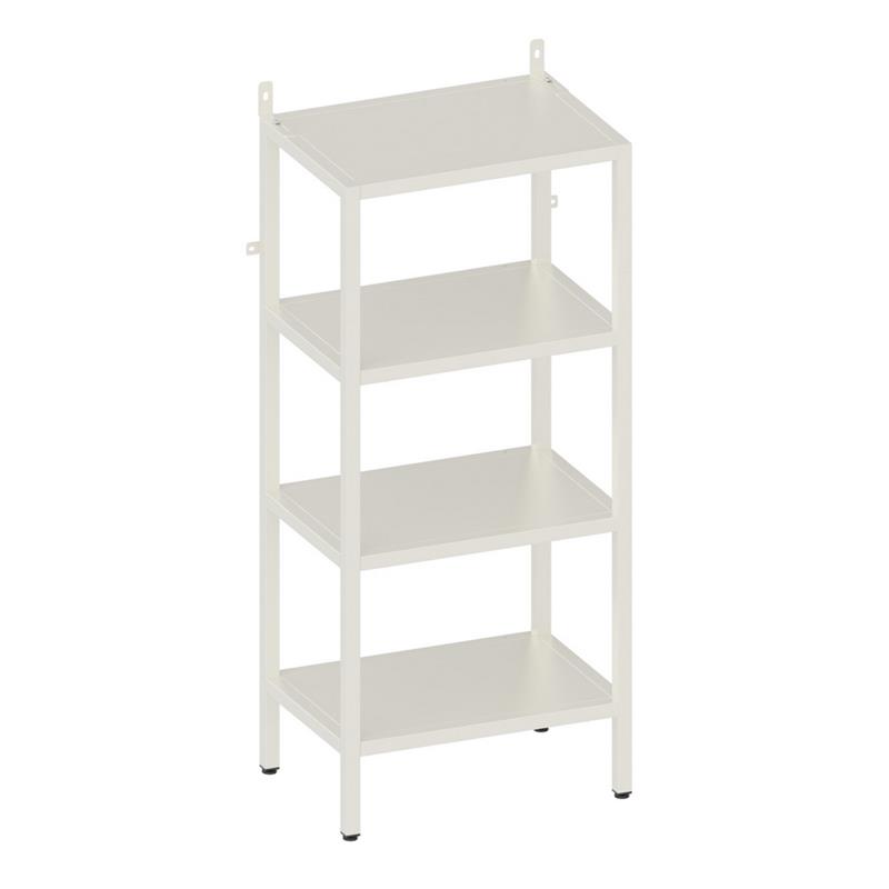 FLY LIBRERIA 4 RIPIANI BIANCA 35X28X90 CM