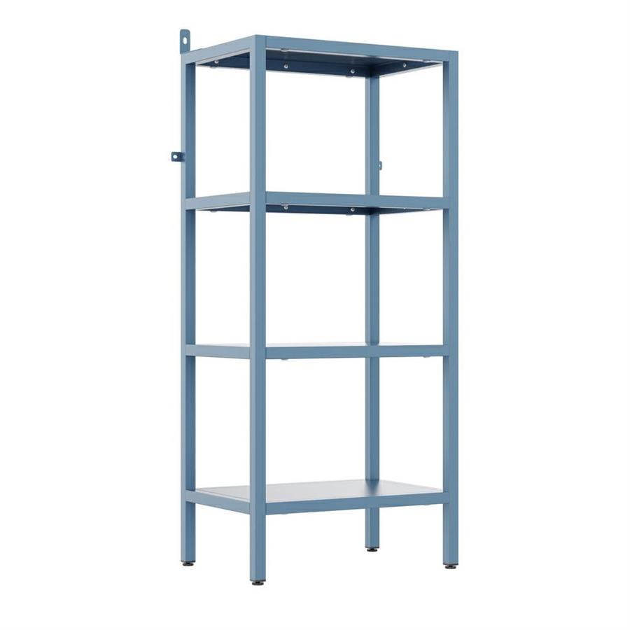 FLY LIBRERIA 4 RIPIANI CERULEO 35X28X90 CM