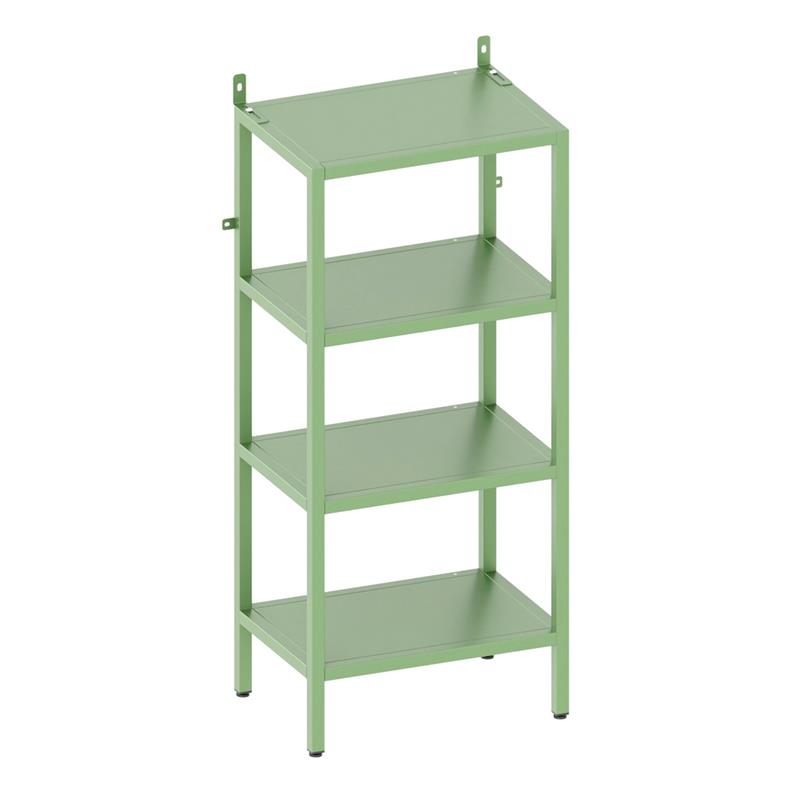 FLY LIBRERIA 4 RIPIANI SALVIA 35X28X90 CM