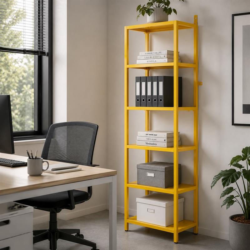 FLY LIBRERIA 6 RIPIANI SENAPE 35X28X150 CM