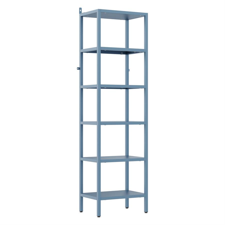 FLY LIBRERIA 6 RIPIANI CERULEO 35X28X150 CM