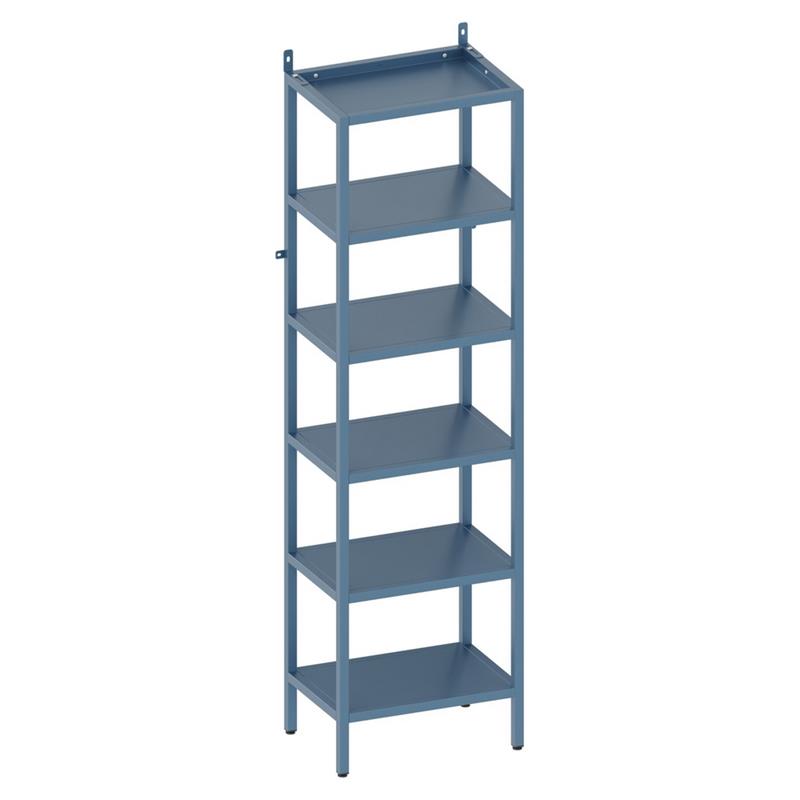 FLY LIBRERIA 6 RIPIANI CERULEO 35X28X150 CM