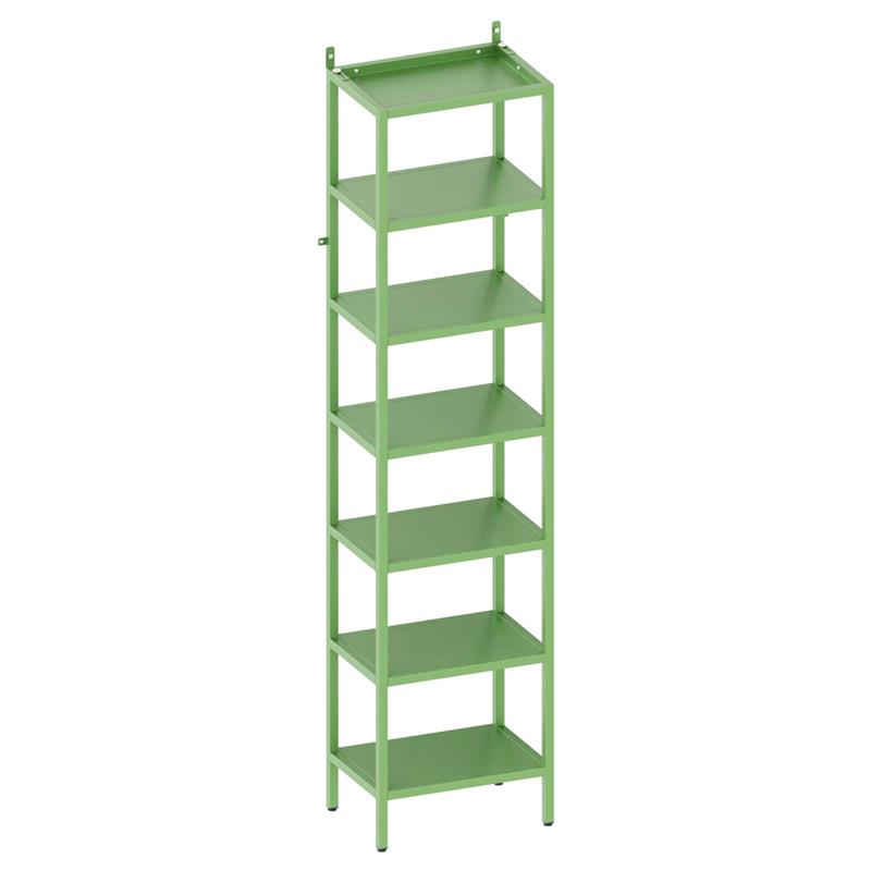 FLY LIBRERIA 7 RIPIANI SALVIA 35X28X180 CM