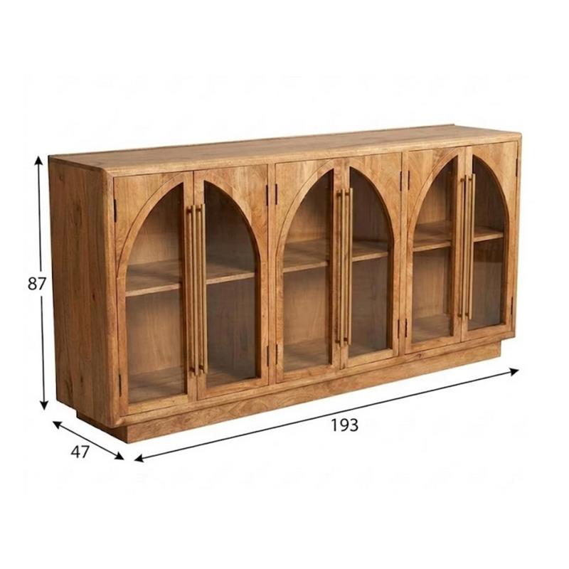 ARCHE 6/ANTE C/VETRO 193X47X87