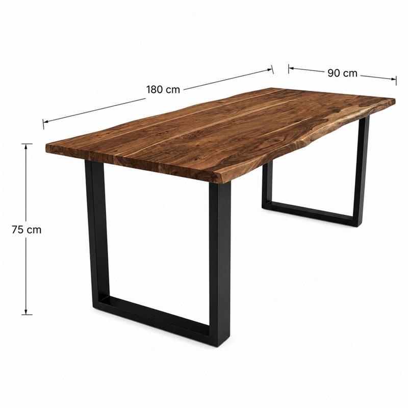 TAVOLO LINEARE 180X90X75