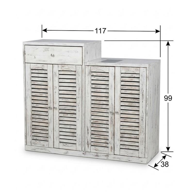 PERSIAN CREDENZA  117X38X99
