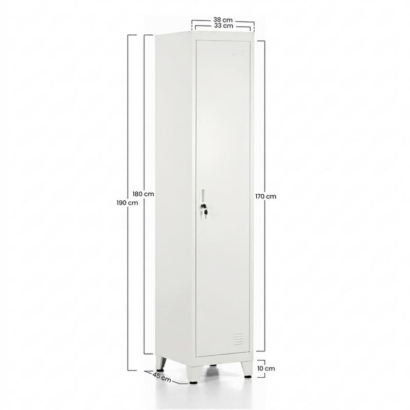 YUMI ARMADIO 1/A 38X45X190 CM BIANCO