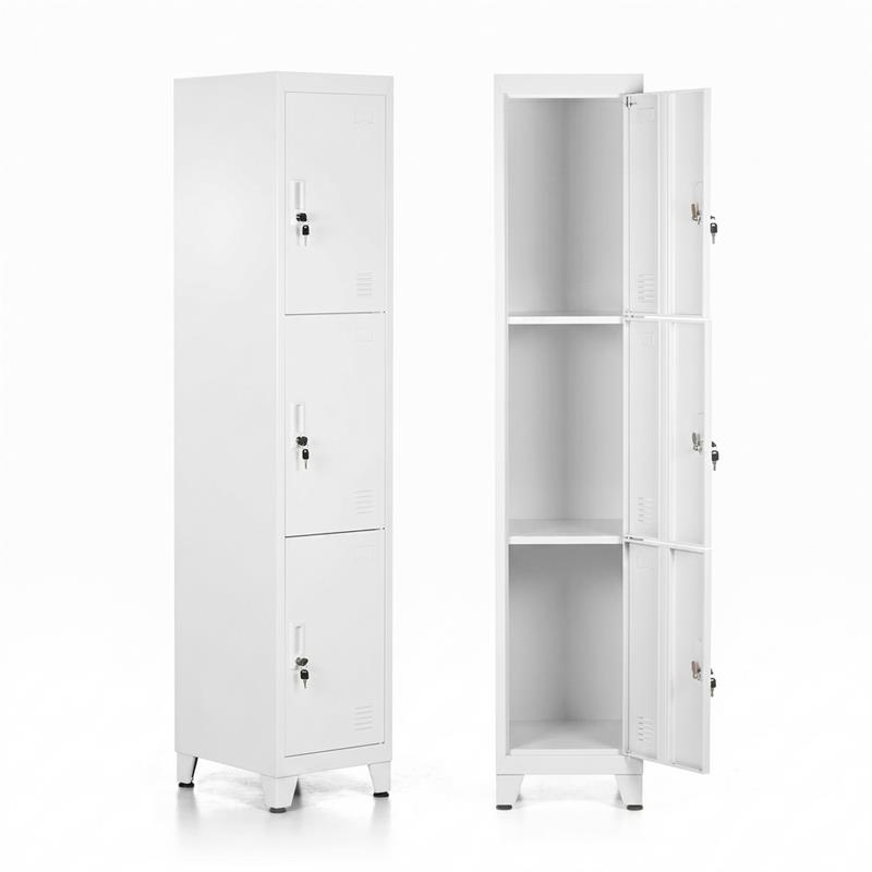 YUMI ARMADIO 3/A 38X45X190 CM BIANCO