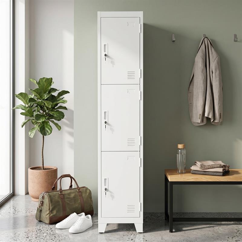 YUMI ARMADIO 3/A 38X45X190 CM BIANCO