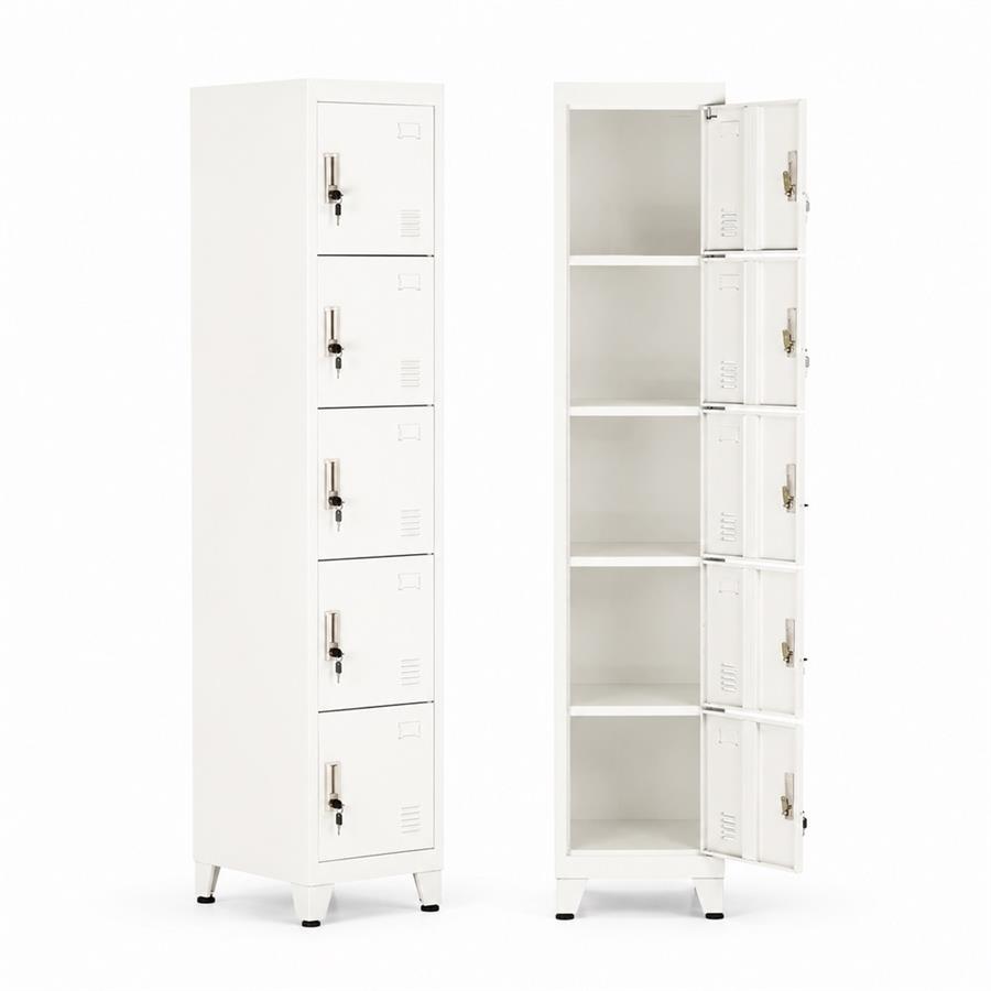 YUMI ARMADIO 5/A 38X45X190 CM BIANCO