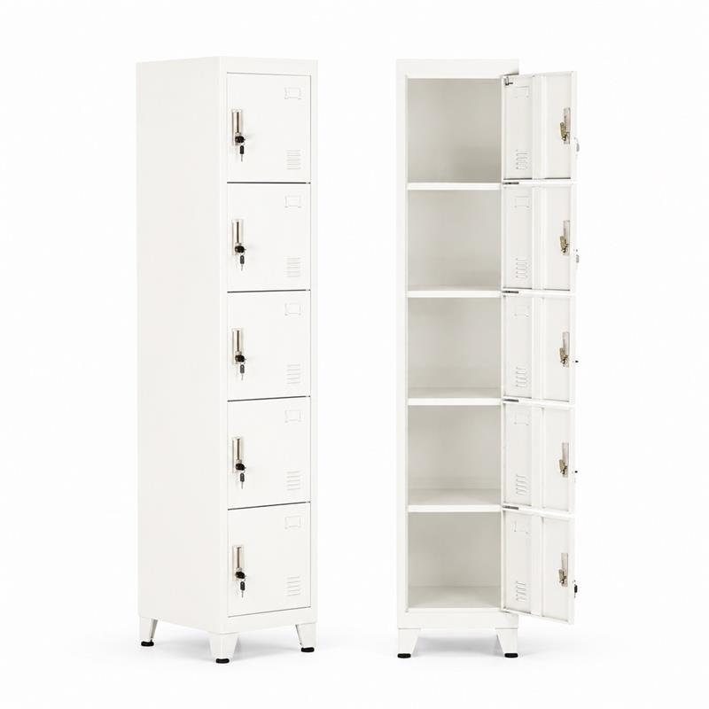 YUMI ARMADIO 5/A 38X45X190 CM BIANCO