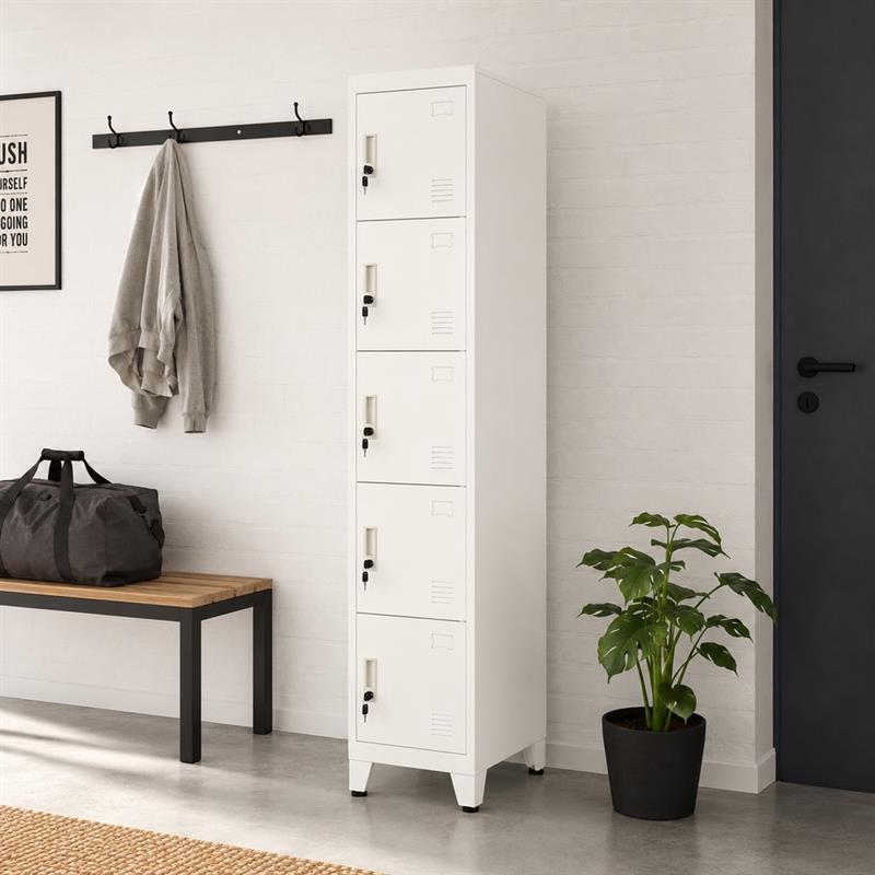 YUMI ARMADIO 5/A 38X45X190 CM BIANCO
