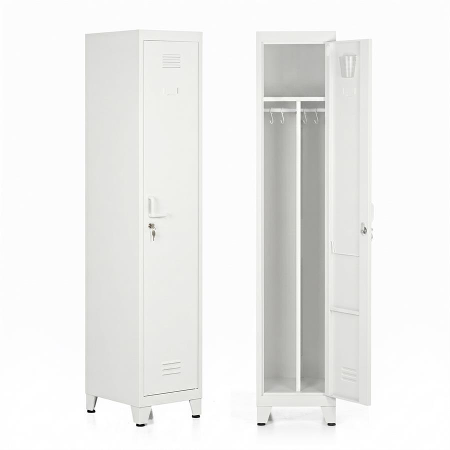 YUMI ARMADIO SPORCOPULITO 38X45X190 CM BIANCO