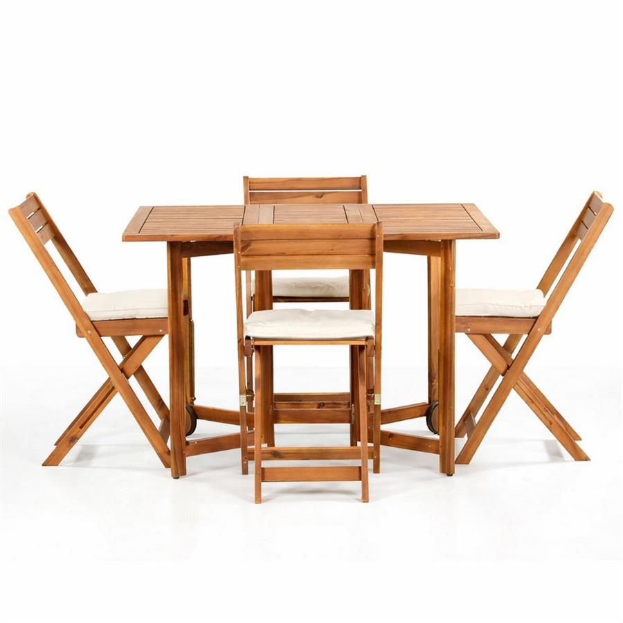 SET VITTORIA ACACIA NATURALE