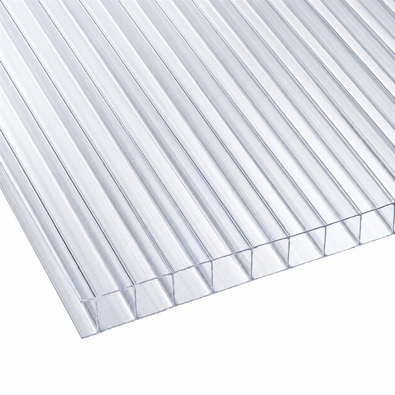 PANNELLO TRASP. IN POLICARBONATO ALVEOLARE 100X200X1,0 CM