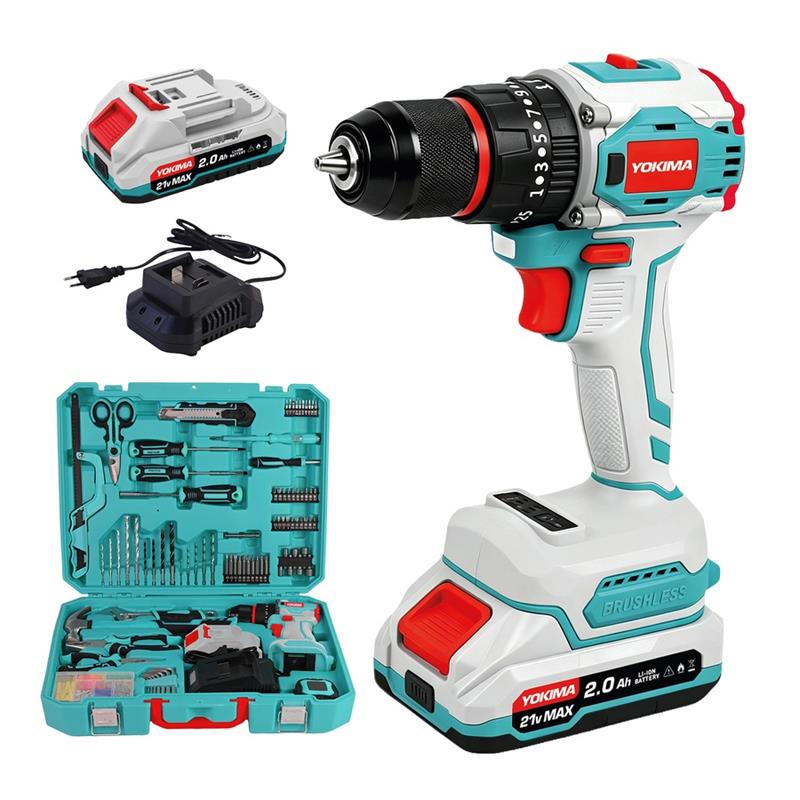 KIT TRAPANO 21V CON ATTREZZI