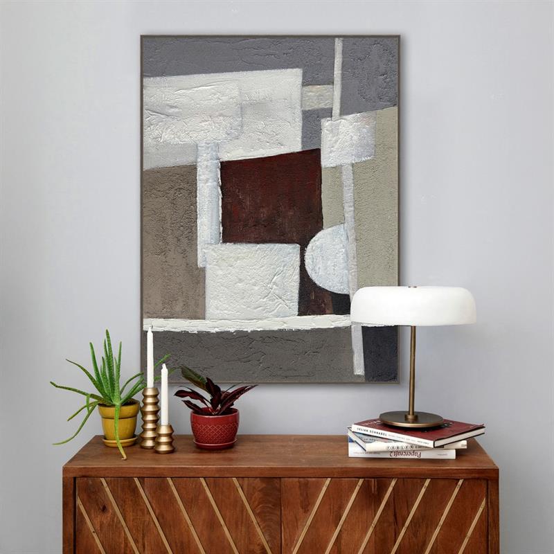 QUADRO TELA ASTRATTO GEOMETRY 90X120