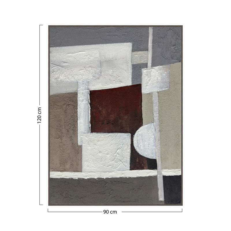 QUADRO TELA ASTRATTO GEOMETRY 90X120