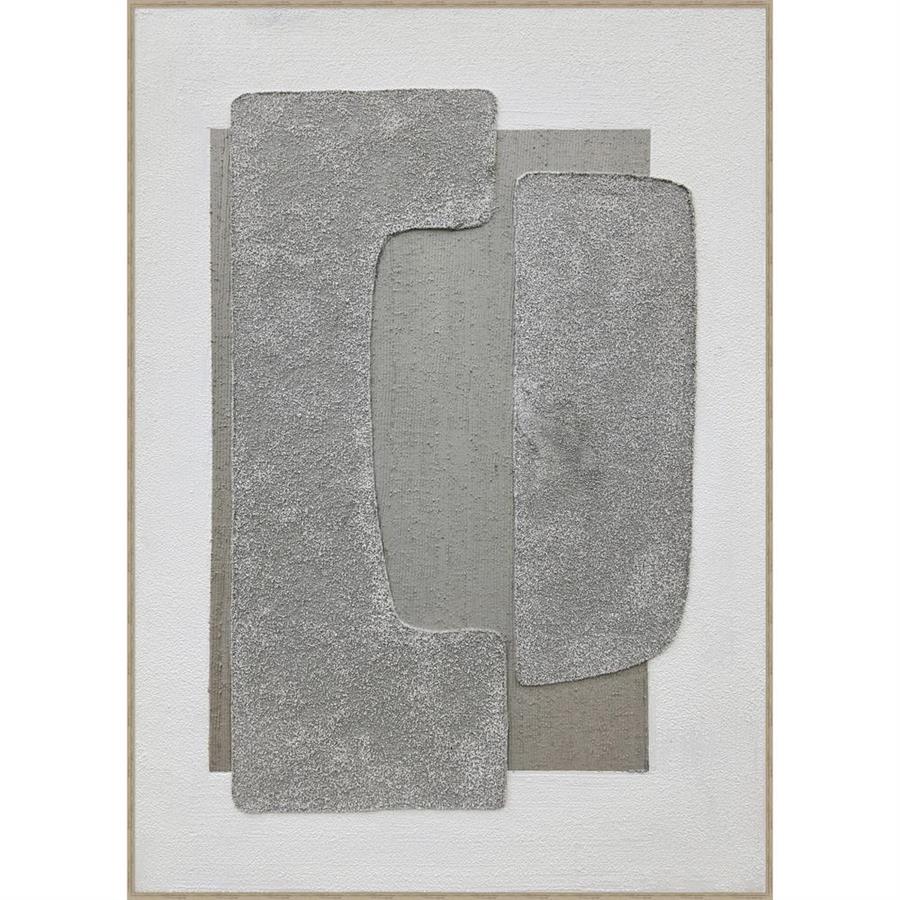QUADRO TELA ASTRATTO GREY 90X120